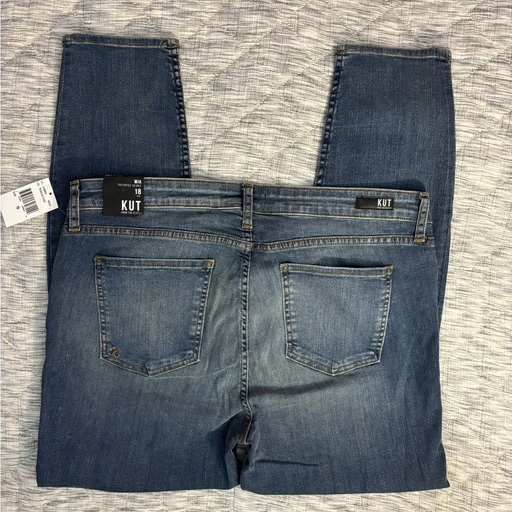 KUT From The Kloth Mia Toothpick Skinny Jeans Sz 18 NWT | KUT Women Skinny Jean- - Picture 2 of 10